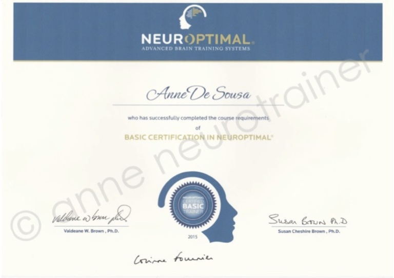 anne neurotrainer ∣ Basic Certification in NeurOptimal®